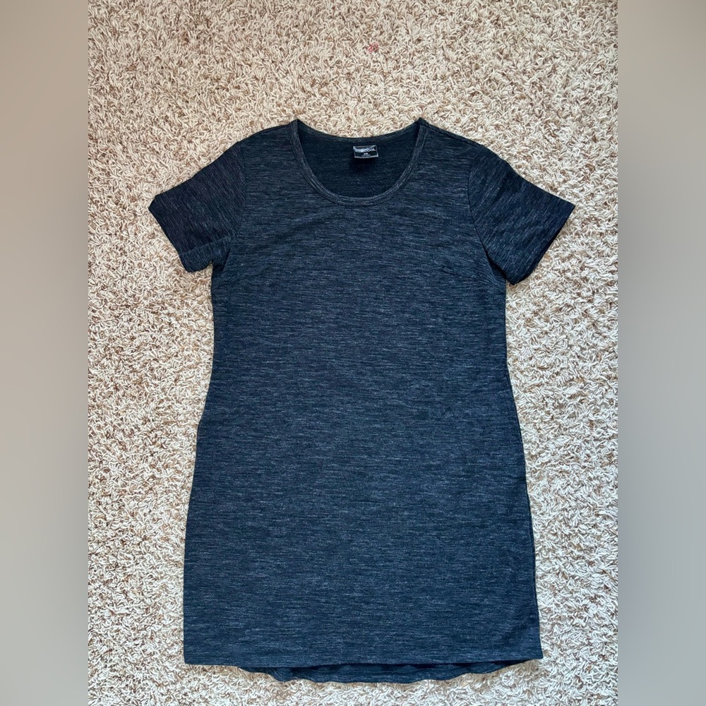32 Degrees Charcoal Short Sleeve Women’s Dress Size L Pockets